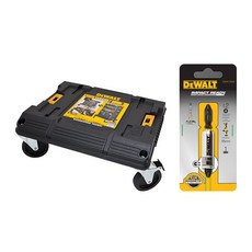 DEWALT 得偉 T STAK 工具箱移動托架 DWST17889+扭力鑽頭 DWA13MS 套組, 1組