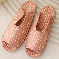 아리코 여성용 퀼트면 워셔블 거실화, 타입A, 1개