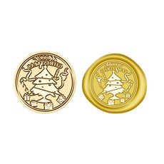 Mihwabujang 聖誕節封蠟印章 封蠟火漆印章, 03 SD_039, 1個