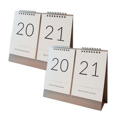 2021年Two Moons雙面日曆 2入, 混色