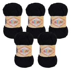 alize Softy 嬰兒編織線, 黑色