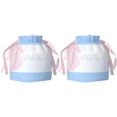 韓國 VAPE 寶貝 捲筒式一次性洗臉巾 80張, 2入, 白色