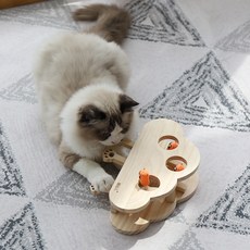 Chilcy 貓咪互動式打地鼠玩具, 1個, 地鼠 3孔