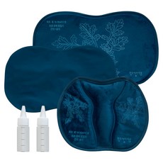 KOXINA 超簡單乾濕黃土黃土熱敷套組藍色, 1套