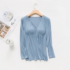 羅紋長袖哺乳內衣