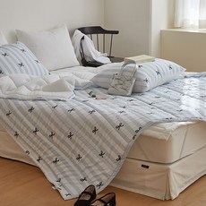 마틸라 썸머가드 시어서커 양면 여름 차렵이불 베개커버 세트