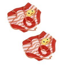 JOYnJOY 狗條紋字符衛生內褲鴨, 小型, 2個