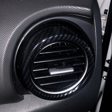 벤딕트 코나 실내 카본 원형 송풍구 몰딩, 혼합색상, 2개