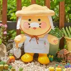 Kakao Friends地瓜農場春植娃娃靠枕, 30cm, 混色