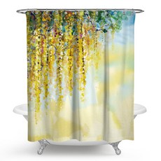 Floz 花卉浴簾 A01 180 x 200 cm, 1個