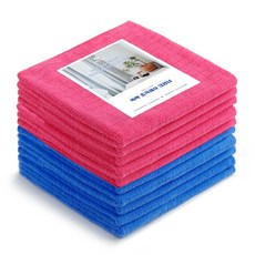 쓱싹 超細纖維方形毛巾抹布 40 x 60 cm 2款 x 10入, 1套