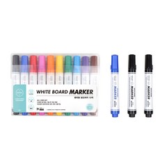 liflin 高級白板筆套裝, 綜合顏色, 1組