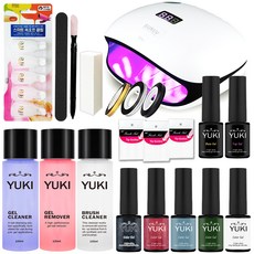 YUKI 綜合凝膠美甲彩繪工具組 D款 48W, 21種, 1套
