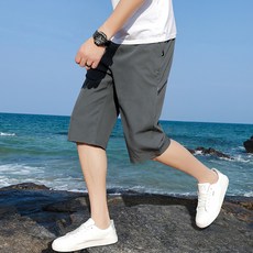 남성용 DM 베이직 7부 캐주얼 팬츠