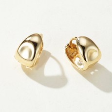 SEMI JEWELRY 女款 14K 復古鈴鐺易扣式耳環 + 購物袋