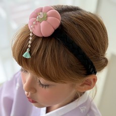 CHENNY BONGBONG 女童用雅麗花韓服髮帶