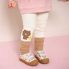 mollimelli LINE FRIENDS 兒童塗鴉舒撫保暖內搭褲