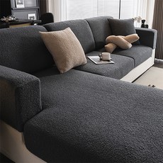 마켓감성 테디플리스 소파커버, 타입1, 1개