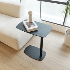트리스토어 르비딤 사이드 협탁 테이블 스퀘어, 블랙, 1개