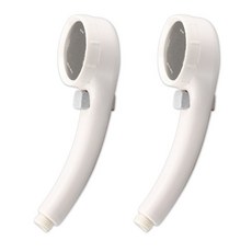 O-ON 開關鈕式蓮蓬頭, 2個, 白色