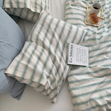 메종드룸룸 베니스 스트라이프 자루형 베개커버