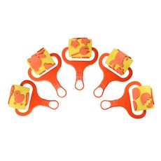 EVA印章滾輪 動物造型款 5入組, 動物隨機發貨, 1組