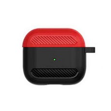 Valence Superior AirPods 3代 保護殼, 紅黑色, 單一商品, 1個