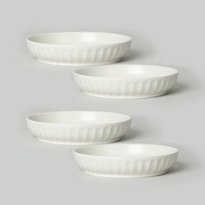 ssueim MILD MATTE系列圓盤 L號, 4個, 奶油