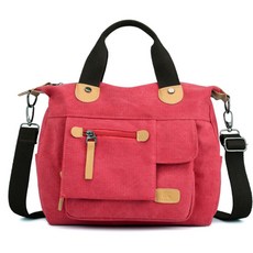 外出多功能單肩手提包 Mini, 紅色