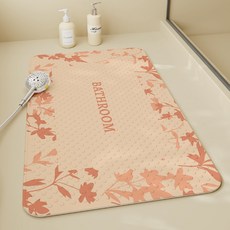 Daysoy 柔軟設計款吸附式浴室浴缸墊 70 x 40 cm, 12 粉紅浴室, 1個