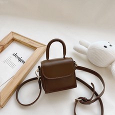 SORIDAL Noint 手提迷你單肩斜背包, 棕色