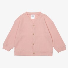 레인보우키즈 아동용 퐁당 와플 가디건