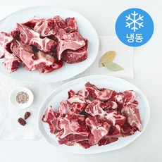 미국산 소 목뼈 찜 / 탕용 2개입 (냉동), 1개, 4kg