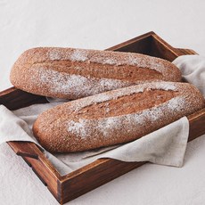 브로드카세 에브리데이 발효종 호밀 통밀 바케트, 320g, 2개입, 1개