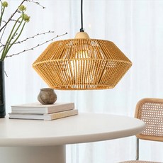 비츠조명 스케인 라탄 식탁조명 B타입, 브라운