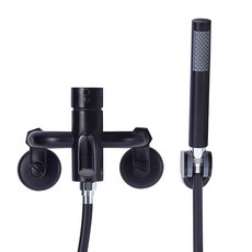 DOOJIN Bath Urban 浴缸淋浴水龍頭組 純黑 ST-315, 1套