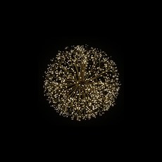 聖誕球燈泡, 黑+暖白, 1個