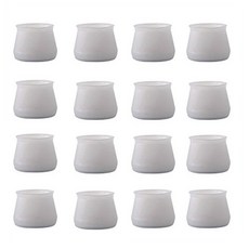 데일리리빙 실리콘 바닥보호 원형 의자 발커버 16p, 그레이, 16개