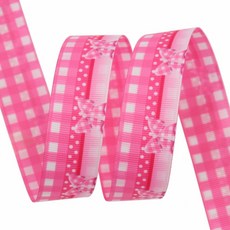 Love Bella 緞帶 25mm, 4.5m, 深粉色