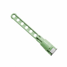 室內6孔窗框夾式曬衣架 31.5 x 5cm 綠色