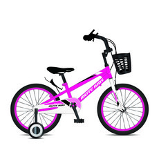아동용 지오닉스 뮤트키즈 16 자전거, 핑크 + 화이트, 118cm, 1개