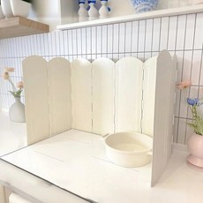 TOUCHONLY 可折疊瓦斯爐屏風8片+防污油濺套裝, 1套