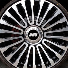 BBS Wheelcap Emblem 65mm 黑色, 4個