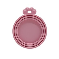 Quick Salrim矽膠寵物食品密封罐蓋, 1個, 06粉色