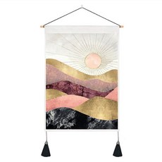 알로데 마운틴 윈드 벽걸이 장식 행잉 포스터, NO 07