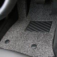 포시즌카매트 자동차 코일 매트 확장일체형 1 + 2열, 현대 디올뉴 코나 가솔린 2023년형 1월~, 그레이