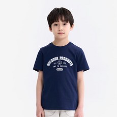 아웃도어프로덕츠 아동용 아웃도어 레터링 반팔 티셔츠 OD252ISS93