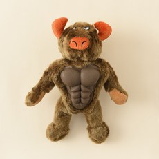 카르노코리아 반려동물 스트롱 봉제인형 장난감, 카우, 1개