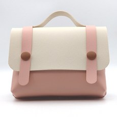 JCP 차량용 투톤 도트백 티슈커버, 핑크