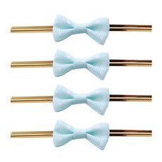 INP 圓點蝴蝶結綁帶, 天藍色, 50個